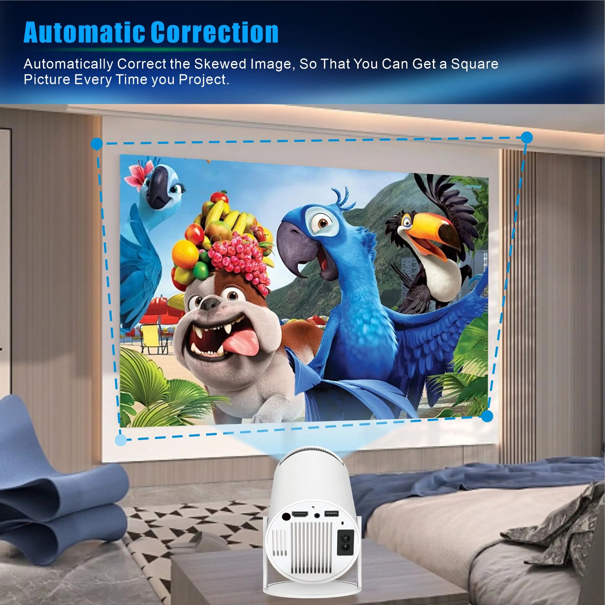 Mini Projector Smart Home 4k